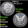 Image 1 : 1888-p Morgan Dollar $1 Grades Select+ Unc