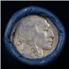Image 2 : Buffalo Nickel Shotgun Roll in Old Bank Style 'Bell Telephone'  Wrapper 1925 & D Mint Ends.