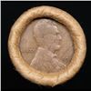 Image 2 : Mixed small cents 1c orig shotgun roll, 1917-s Wheat Cent, 1890 Indian Cent other end, Brinks Wrappe