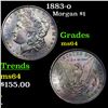 Image 1 : 1883-o Morgan Dollar $1 Grades Choice Unc