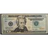 Image 2 : **Star Note** 2009 $20 Green Seal Federal Reserve Note Grades Choice AU/BU Slider