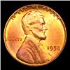 Image 2 : 1958-p Lincoln Cent 1c Grades GEM++ Unc RB