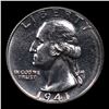 Image 2 : Proof 1941 Washington Quarter 25c Grades GEM Proof