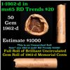 Image 1 : Shotgun Lincoln 1c roll, 1962-d 50 pcs Looms Armored Car Service Wrapper.