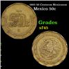1993 50 Centavos Mexicanos Grades xf+