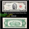 Image 1 : 1953C $2 Red Seal United States Note Grades Select CU