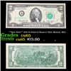 Image 1 : **Star Note** 1976 $2 Federal Reserve Note (Boston, MA) Grades Gem CU