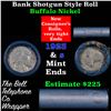 Image 1 : Buffalo Nickel Shotgun Roll in Old Bank Style 'Bell Telephone'  Wrapper 1923 & S Mint Ends.