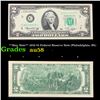 Image 1 : **Star Note** 1976 $2 Federal Reserve Note (Philadelphia, PA) Grades Choice AU/BU Slider