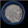 Image 2 : Buffalo Nickel Shotgun Roll in Old Bank Style 'Bell Telephone'  Wrapper 1919 & D Mint Ends.