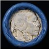 Image 2 : Buffalo Nickel Shotgun Roll in Old Bank Style 'Bell Telephone'  Wrapper 1927 & S Mint Ends.