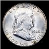 Image 2 : 1948-d Franklin Half Dollar 50c Grades Choice Unc+ FBL