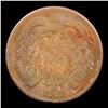 Image 2 : 1865 plain 5 Two Cent Piece 2c Grades f+