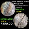 Image 1 : 1885-o Morgan Dollar $1 Grades Choice+ Unc