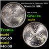 1950 Somalia 50 Centesimi KM-4 Grades GEM+ Unc