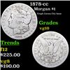 Image 1 : 1878-cc Morgan Dollar $1 Grades vg+