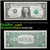 Image 1 : Group of 5 **Star Note** 1963 to 2009 $1 Federal Reserve Notes, CU grade Grades Choice CU