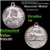 1893 Manufacturing & Liberal Arts Building Souvenir Medal Grades NG