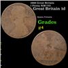1888 Great Britain 1 Penny KM-755 Grades g, good