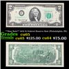 Image 1 : **Star Note** 1976 $2 Federal Reserve Note (Philadelphia, PA) Grades Gem CU