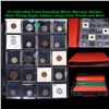 20 Collectible Coins Including Silver, Mercury, Barber, Bust, Flying Eagle, Indian, Large Cent, Proo