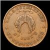 Image 3 : 1841 Britain 1/2 Penny 1/2p Civil War Token 1c Grades xf
