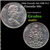Image 1 : 1968 Canada 50c KM-75.1 Grades Select+ Unc