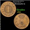 Image 1 : 1869 Denmark 1 Skilling Rigsmont KM-774 Grades vf++