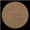 Image 2 : 1841 Russia 1 Kopek C-144.1 Grades ag