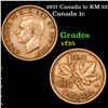 Image 1 : 1937 Canada 1c KM-32 Grades vf++