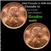 Image 1 : 1960 Canada 1c KM-490 Grades GEM Unc