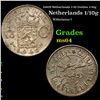 Image 1 : 1942S Netherlands 1/10 Gulden 1/10g Grades Choice Unc