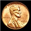 Image 2 : 1958-d Lincoln Cent 1c Grades Gem+ Unc RD