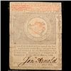 Image 3 : Rhode Island Colonial Currency July 2nd, 1780 8 Dollars ($8) Fr-RI288 Printed By Hall & Sellers Grad