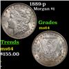 Image 1 : 1889-p Morgan Dollar $1 Grades Choice Unc