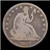 Image 2 : 1877-p Seated Half Dollar 50c Grades f+