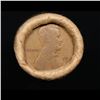 Image 2 : Mixed small cents 1c orig shotgun roll, 1917-d Wheat Cent, 1890 Indian Cent other end, Brinks Wrappe