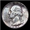 Image 2 : ***Auction Highlight*** 1957-p Washington Quarter Near TOP POP! 25c Graded ms67+ BY SEGS (fc)