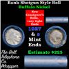 Image 1 : Buffalo Nickel Shotgun Roll in Old Bank Style 'Bell Telephone'  Wrapper 1927 & S Mint Ends.