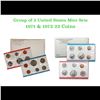 Image 1 : Group of 2 United States Mint Set in Original Government Packaging! From 1971-1972 with 22 Coins Ins