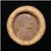 Image 2 : Mixed small cents 1c orig shotgun roll, 1916-d Wheat Cent, 1864 Indian Cent other end, Brinks Wrappe