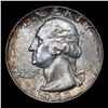 Image 2 : 1958-d Washington Quarter 25c Grades GEM Unc