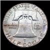 Image 3 : 1962-d Franklin Half Dollar 50c Grades Choice Unc+ FBL