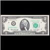 Image 2 : **Star Note** 1976 $2 Federal Reserve Note (St. Louis, MO) Grades Gem CU