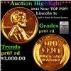 Proof ***Auction Highlight*** 1942 Lincoln Cent Near TOP POP! 1c Graded pr67 rd BY SEGS (fc)