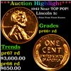 Proof ***Auction Highlight*** 1942 Lincoln Cent Near TOP POP! 1c Graded pr66+ rd BY SEGS (fc)
