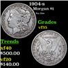 1904-s Morgan Dollar $1 Grades vf++