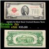 1928G $2 Red Seal United States Note Grades f+