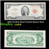 1963 $2 Red Seal United States Note Grades Choice CU
