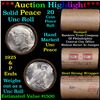 ***Auction Highlight*** Solid Uncirculated Peace silver dollar roll 1925 & P Ends, 20 coins (fc)